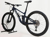 Trek Top Fuel 8 2024 Large Frame Full Suspension Bike at eMado - Front hub and disc brake system details.