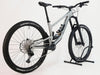 Rear view of Nukeproof Giga 290 Comp Carbon 2022 bike showing suspension and wheel detail.