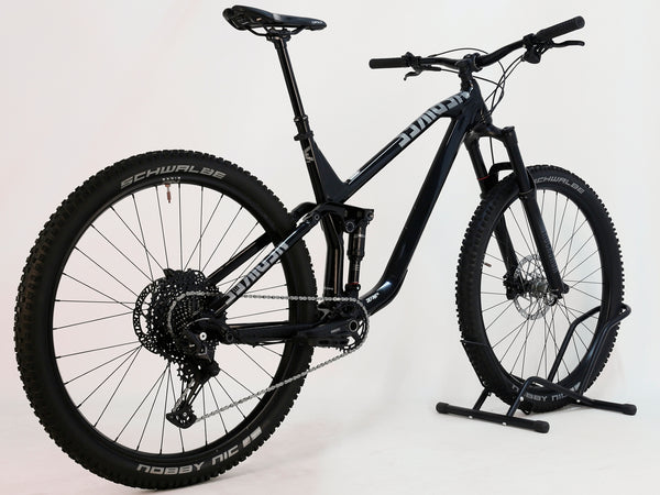 NS Bikes Define AL 130 2 2023 - Another angle highlighting the frame and components in top condition from NS Bikes.