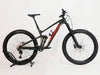 Trek Slash 7 2022 in Excellent Condition - Large Frame, featuring Shimano hydraulic disc brakes and robust tyre setup.
