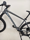 27.5-inch wheels on the Whyte 801 V4 2023 mountain bike, emphasizing its design for agility and speed.