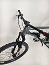 Extreme close-up on the frame finish of the Whyte 801 V4 2023 mountain bike, highlighting quality craftsmanship.