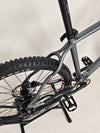 The sleek design of the Whyte 801 V4 2023 mountain bike against a scenic backdrop.