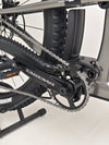 Angled view of the Merida One-Sixty 500 2023 mountain bike seat highlighting ergonomic features.