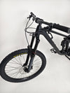 Image of Cube Stereo 170 SL 29 mountain bike 2021 with sunlight reflecting off it.
