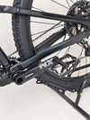 Textured detail view of Cube Stereo 170 SL 29 mountain bike 2021 finish.