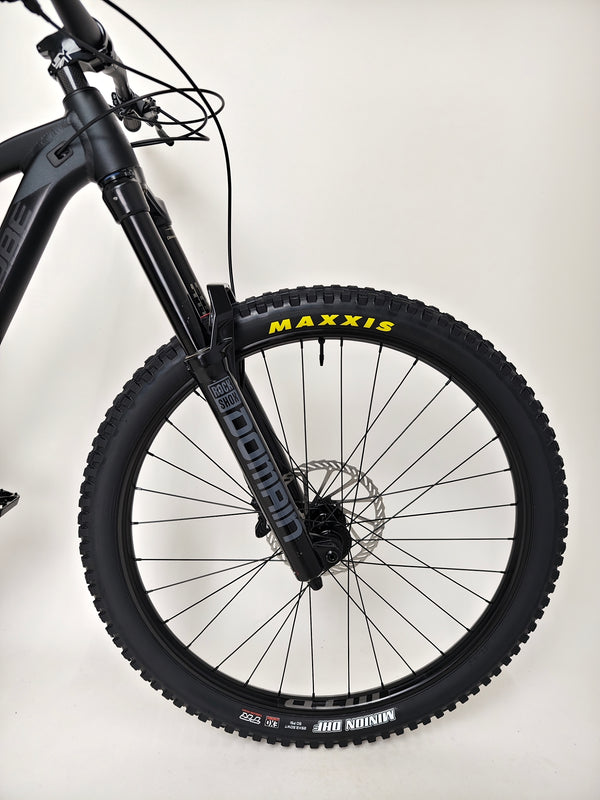 Cube Stereo 170 SL 29 mountain bike 2021 model angled view showcasing performance.