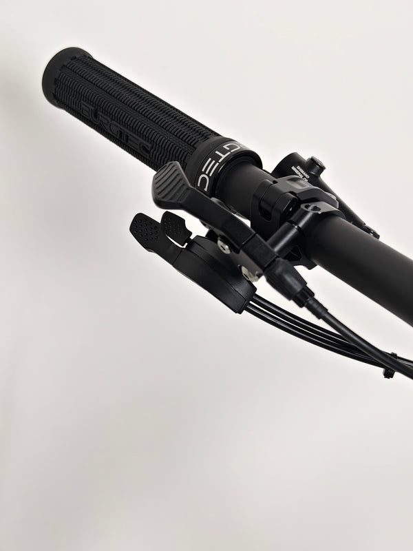 Giant Anthem Advanced Pro 29 2 2023 CARBON bike showcasing its sleek profile from a side view.