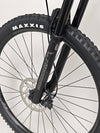 Image highlighting the rear suspension detail of the Merida One-Twenty 600 29 2023 mountain bike.