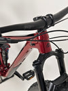 Showcasing the integrated brake and shifter controls on the Merida One-Twenty 600 29 2023 mountain bike.