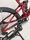 Angled view of the Merida One-Twenty 600 29 2023 mountain bike's drivetrain components.