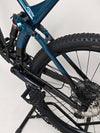 Front view of Trek Fuel EX 8 XT 2022 mountain bike showcasing its striking visual appeal and features.