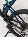 Front view of Trek Fuel EX 8 XT 2022 mountain bike showcasing its striking visual appeal and features.