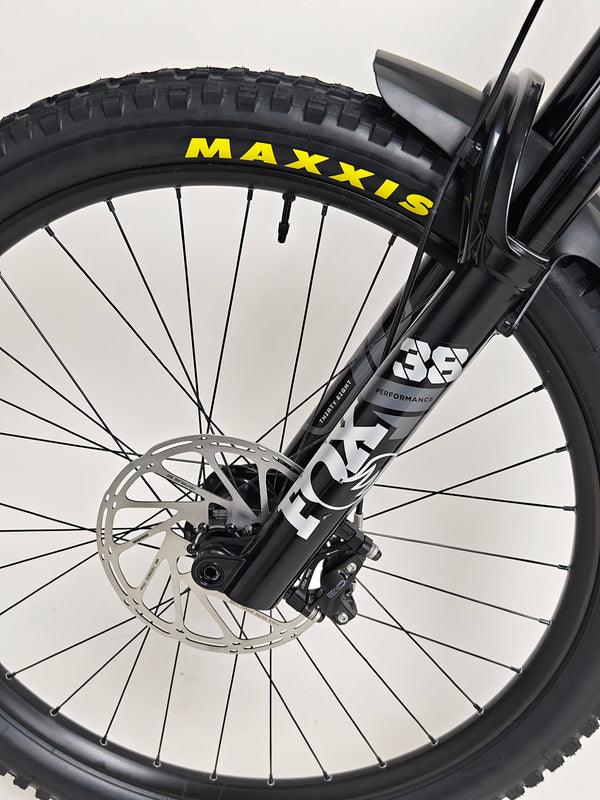 Evil Insurgent LS 27.5 Carbon bike tires showing tire tread detail essential for mountain biking.