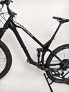 NS Bikes Define AL 130 2 2023 - Close-up of the seat post mechanism and suspension showcasing functionality and design from NS Bikes.