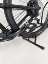 NS Bikes Define AL 130 2 2023 - Close-up of the rear wheel and suspension setup showcasing bike's performance from NS Bikes.