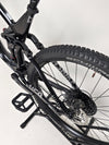 NS Bikes Define AL 130 2 2023 - Close-up of brake rotor and wheel dynamic showcasing stopping power from NS Bikes.
