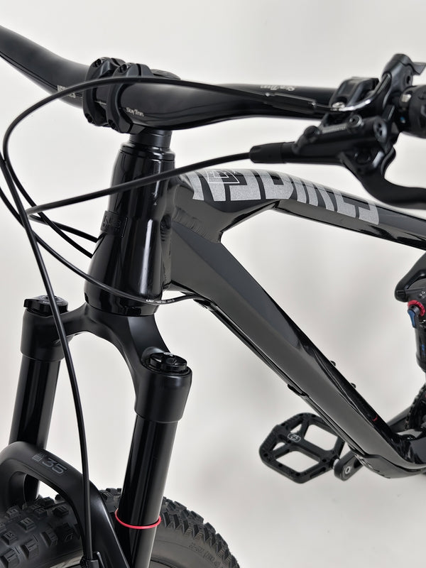 NS Bikes Define AL 130 2 2023 - Rear view showcasing the quality build and tire set from NS Bikes.