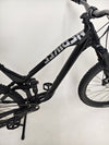 NS Bikes Define AL 130 2 2023 - Close-up of the rear shock highlighting its design for performance from NS Bikes.