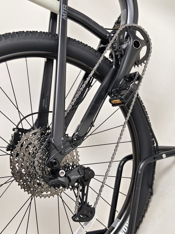 Image of the bike in motion, showing performance, 2025 Boardman MTR 8.8 UPGRADED.