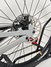 Detail of the high quality SRAM components on the Nukeproof Mega 275 RS X01 Eagle bike.