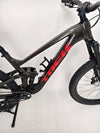 Trek Slash 7 2022 with rider, demonstrating size and fit on a Large Frame in Excellent Condition.