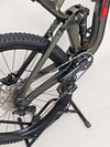 Action shot of Trek Slash 7 2022 on the trail, showing its performance capabilities in Excellent Condition - Large Frame.