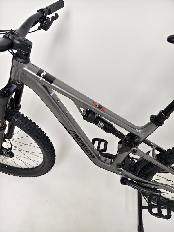 Image showcasing the frame details of the Merida One-Sixty 500 29 2023 mountain bike.
