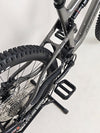 Close-up of the front brake disc and tire on the Merida One-Sixty 500 29 2023 mountain bike.