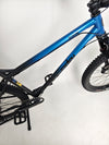 Side view of the frame on the Used Ragley Blue Pig Race 2022 highlighting its unique colour and design available at eMado Bikes.