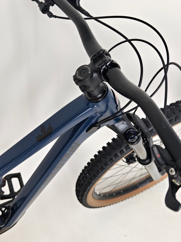 Image of the bike frame’s geometry on the Rocky Mountain Instinct Alloy 10 2023, showcasing its well-designed structure, available at eMado Bikes.