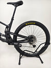 Detailed view showcasing the drivetrain and chain of the Santa Cruz Hightower R / AL 2023 bike at eMado.