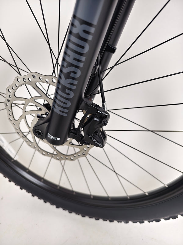 Whyte e-505 v1 Electric Bike 2024 showing its modern finish and sleek lines in a well-lit environment.