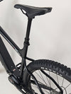 Close focus on the wheel of the Whyte e-505 v1 Electric Bike 2024 showing the tubeless ready feature.
