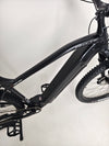 Detailed view of the Whyte e-505 v1 Electric Bike's powerful Bosch Performance Line CX motor and removable battery.