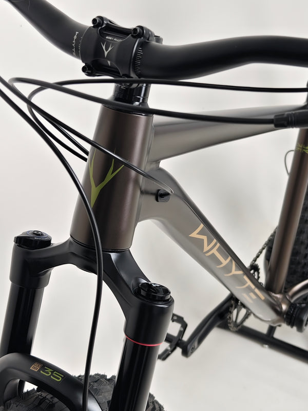 Image showing the detailed paintwork on the Whyte 901 V5 2024 Mountain Bike at eMado.