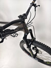 Detailed view of the rear tire and tread on the Whyte 901 V5 2024 Mountain Bike at eMado.