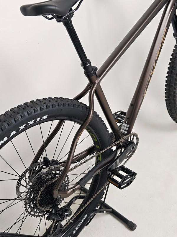 Image of the Whyte 901 V5 2024 Mountain Bike frame in satin bronze at eMado.
