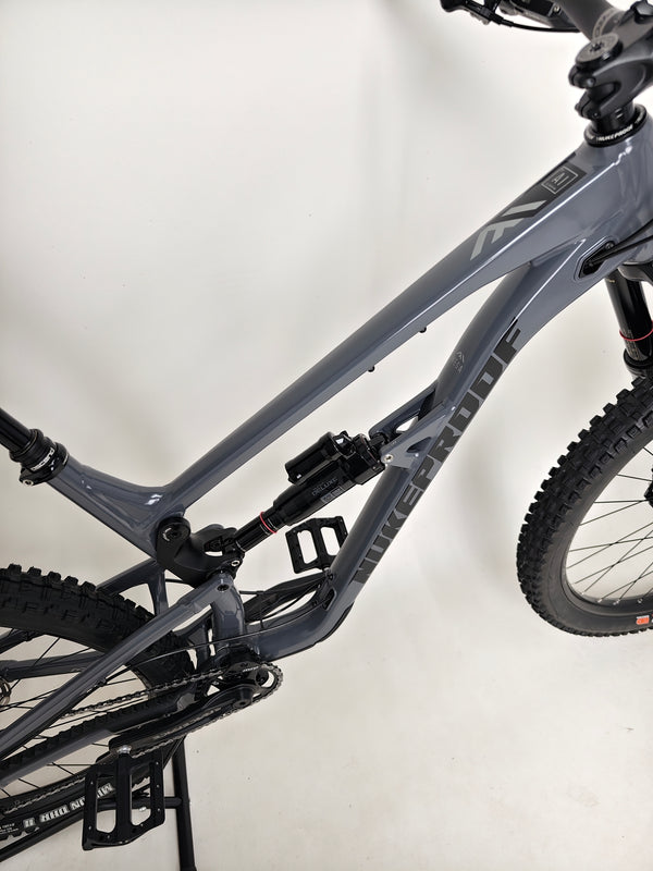 Nukeproof Mega 290 2023 showcasing the drivetrain details in excellent used condition at eMado Bikes.