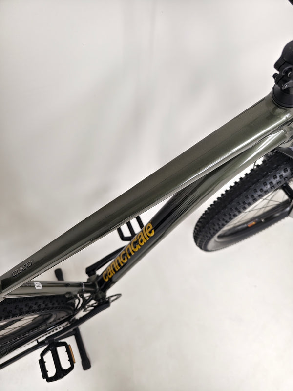 Front view of the 2023 Cannondale CUJO 2 with front suspension fork visible.