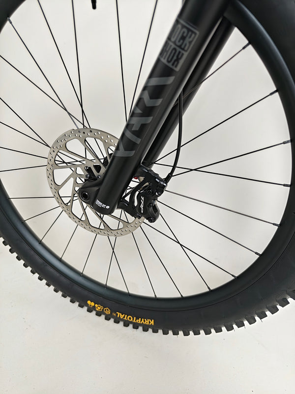 Trek Fuel EX 7 2024 Gen 6 (upgraded), M-L in Very Good Condition - demonstrating the multi-terrain design.