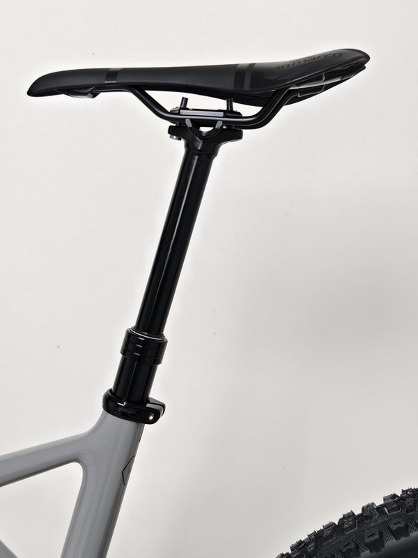 Nukeproof Mega 290 CARBON - Front view showing the bike's powerful suspension fork and frame geometry.