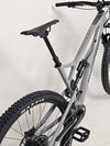 Nukeproof Mega 290 CARBON - Focused image of suspension locks and linkage system.