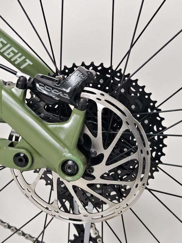 Norco logo prominently displayed on the Sight A2 2021 frame, showcasing brand identity.