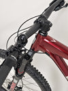 Focus on the Whyte logo and frame craftsmanship of the T-160 S 2025 mountain bike.