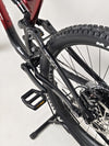 Front view of Whyte T-160 S 2025, showcasing its suspension dynamics and sleek design features.