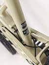 Detailed view of the bike's cable routing on the GT Force Carbon Elite 2023, illustrating its sleek design.