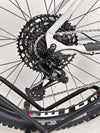 Detailed view of brake components on the Whyte 905 V5 2023 Mountain Bike, focusing on performance features.