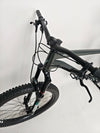 Display of the Whyte 901 V4 2022 Mountain Bike highlighting its distinct green colour.
