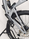 Nukeproof Giga 290 Comp Carbon 2022 bike with focus on its wheels and tires.